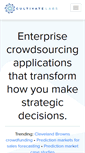 Mobile Screenshot of cultivatelabs.com