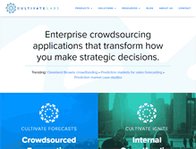 Tablet Screenshot of cultivatelabs.com